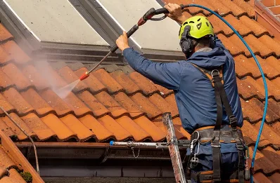 Démoussage et hydrofuge de toiture à Coutouvre